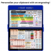 WhiteCoat Clipboard® Trifold - Blue Food Industry Edition